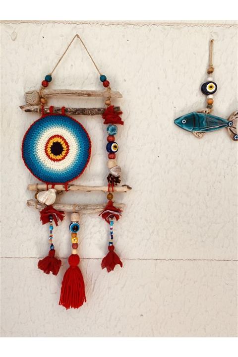 MakromeNis Nazarlık Nazar Boncuğu Duvar Süsü