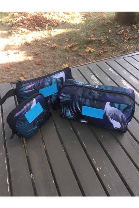 GoReal Tropıc Makyaj Çanta Set