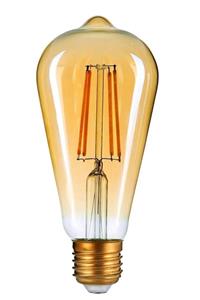 Heka Erd31 St64 Armut Edison Flamanlı Rustik Led Ampul 4 Watt