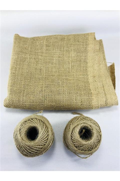 Hobigram Hasır Çuval Kumaşı Jüt Ip Seti