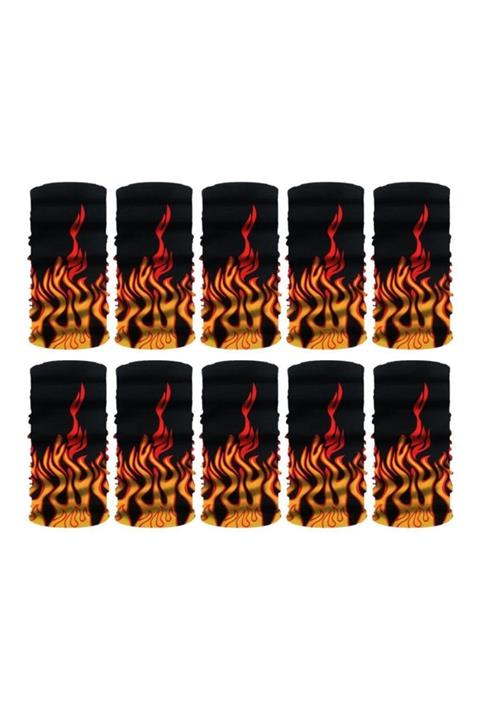 Knmaster Power Buff Bandana Boyunluk Maske Saç Bandı 10'lu Paket