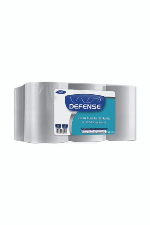 Defense Hareketli Havlu 4kg 6'lı 21 Cm