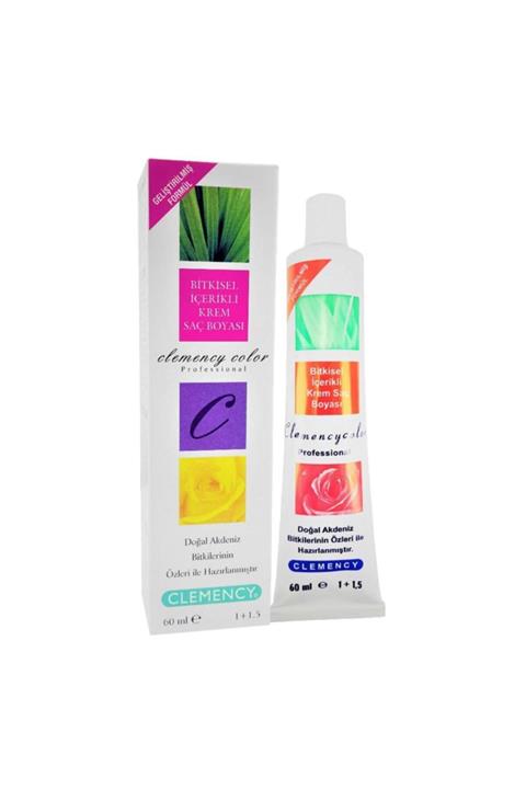 Clemency Bitki Içerikli Tüp Boya 8.44 Yoğun Açık Bakır Sarı