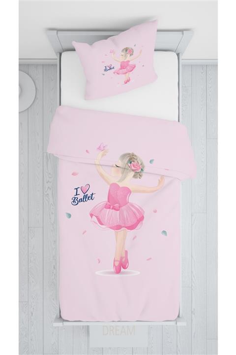 Consept Home Sevimli Balerin Kız Yatak Örtüsü Takımı