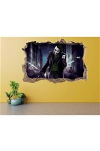 Kt Grup Joker 3d Hole In The Wall Modern Duvar Sticker