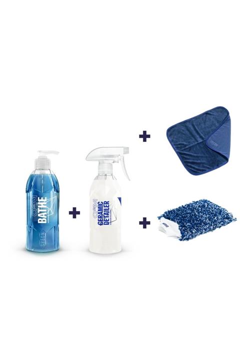 Gyeon Quartz Gyeon Araç Yıkama Paketi (bathe-ceramikdetailer-smoothie-silkdreyer)