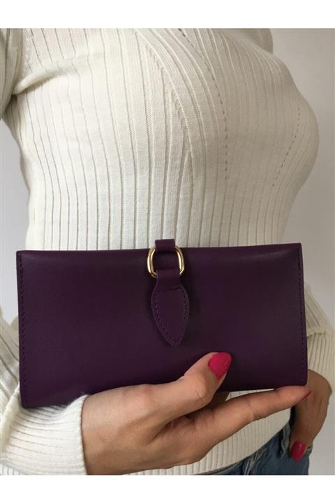 DidoGarage Yumuşak Derili Tokalı Ve Çok Bölmeli Kadın Cüzdan