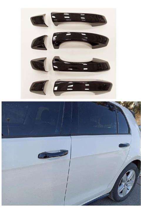 OLED GARAJ Volkswagen Golf 7 2013-2018 Piano Black Kapı Kolu Kaplaması