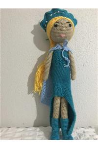 Eren Oyuncak Amigurumi Frozen Elsa Bebek Oyuncak