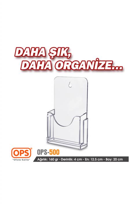 Ops Broşürlük A6 Duvara Monte Ops 500