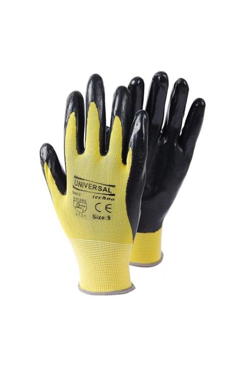 Universal Tekno 8802 Sarı Montaj Eldiveni No:9