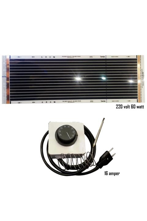 REXVA Xica Xm-308 25x80 Cm Analog Gazlı Termostatlı Karbon Isıtıcı Film