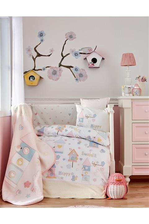 Karaca Home Tek Kişilik Happy  Ranforce Bebek İspanyol Battaniye