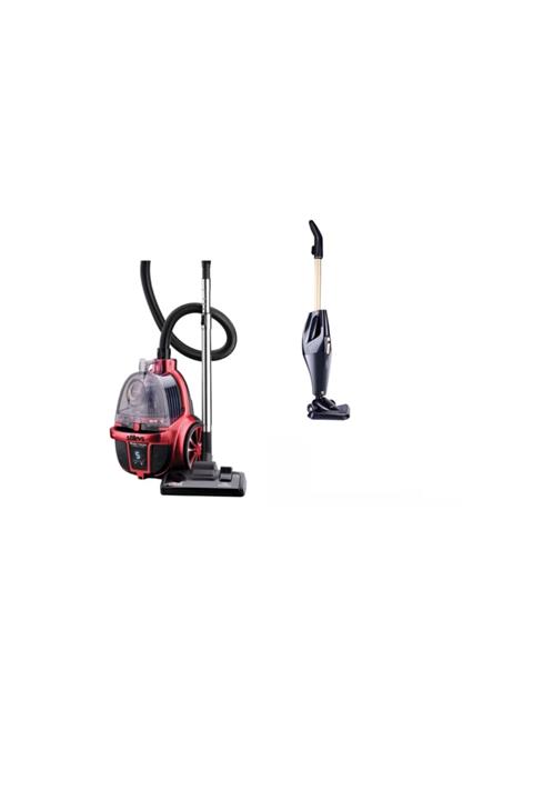 Stilevs Spektron Premium Toz Torbasız Süpürge-safran Dik Süpürge 2 Li Set