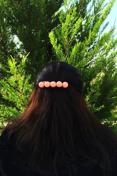 QP Angel's Toka Otomatik Pembe Saç Tokası