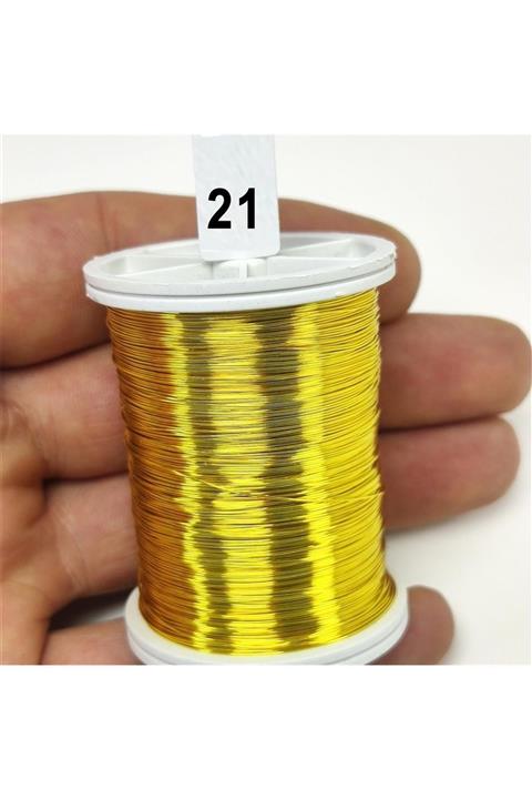 Hobizubi Filografi Teli Janjan Sarı 80 No - 50gr - 21