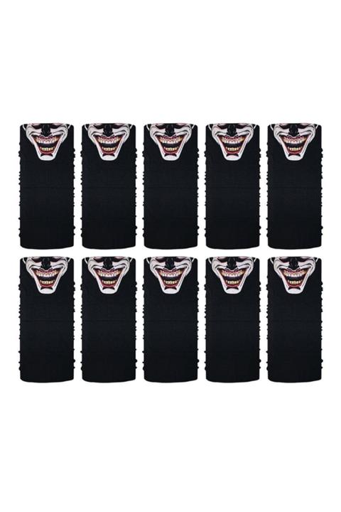 Knmaster Happy Joker Buff Bandana 10'lu