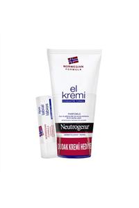 Neutrogena El Kremi 75 Ml + Hediye Dudak Nemlendiricisi Seti Parfümlü