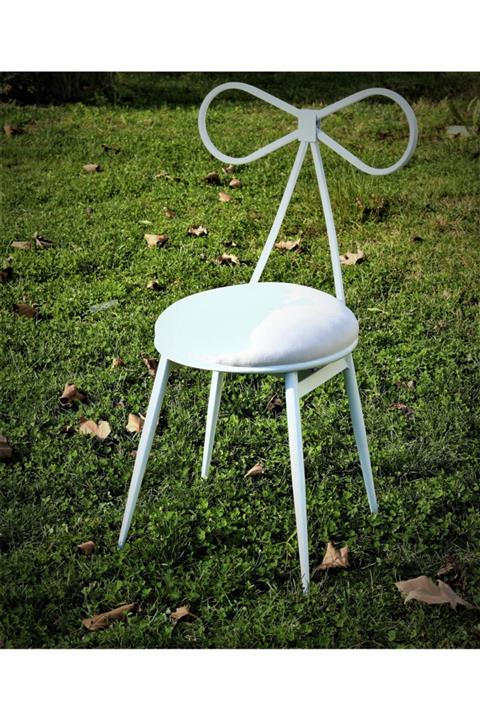 J&S QUALİTY Beyaz Tasarım Fiyonk Sandalye