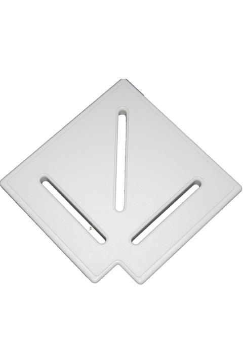 Superpool 20cm 90derece Savak Havuz Köşe Taşma Izgarası Parçası