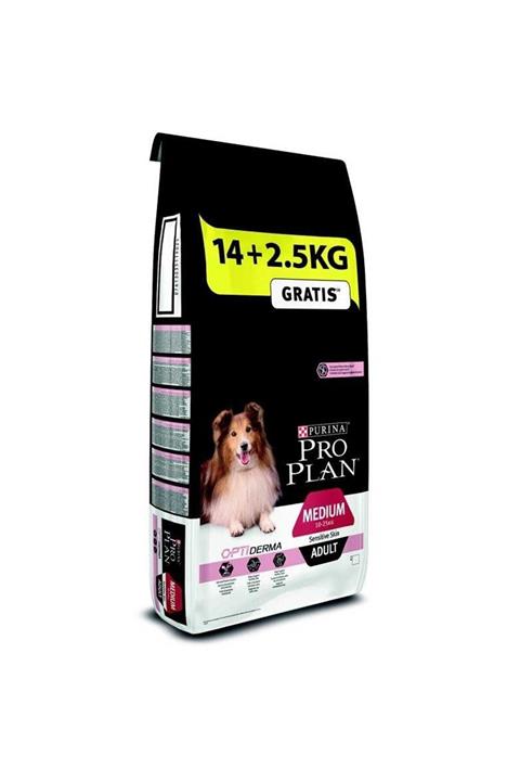 Proplan Somonlu Hassas Yetişkin Kuru Köpek Maması 14+2,5 Kg 2'li Set Idili