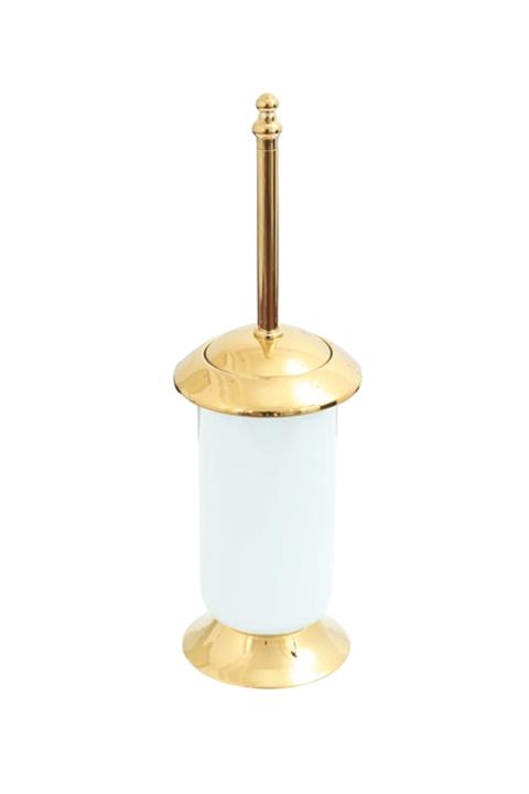 COMFORTBANYO Ottoman Gold Pirinç-porselen Klozet Fırçalık 6232