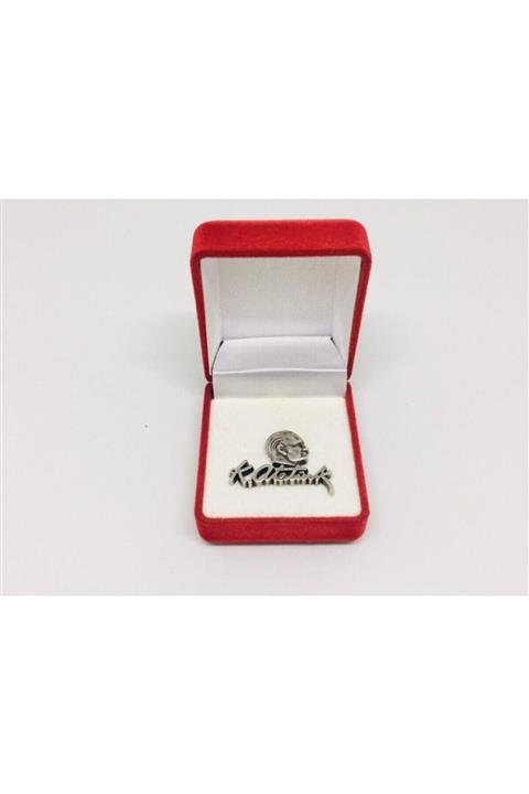 özmertaskerimalzeme Mustafa Kemal Atatürk İmzalı Yaka Rozeti