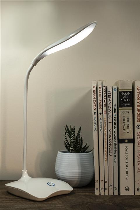 Wlue Şarjlı Dokunmatik Led Masa Lambası 3 Kademeli Okuma Işığı
