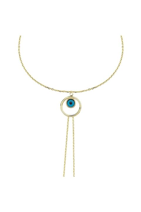 Koçak 14 Ayar Nazar Boncuklu Altın Şahmeran Bileklik