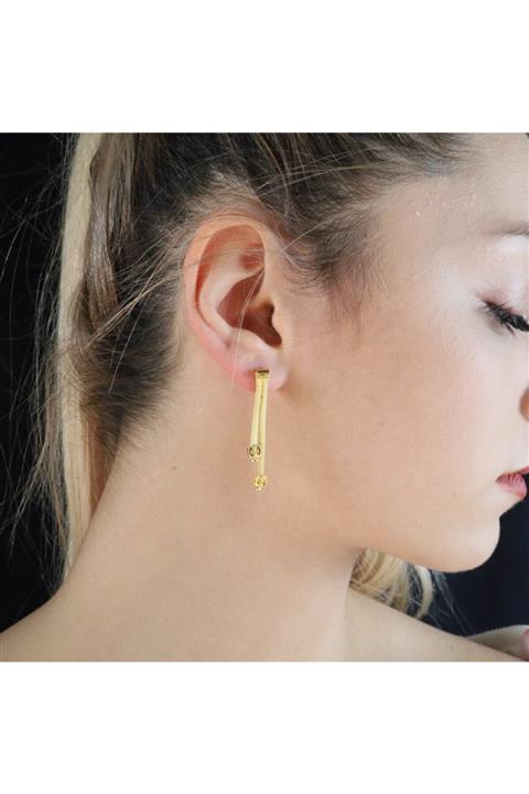 ATA MUCEVHERAT Kadın Altın Modern Küpe