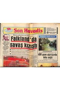 Gökçe Koleksiyon Son Havadis Gazetesi 19 Mayıs 1982 - Serpil Barlas , New York Lotto'dan Antika Bir Otomobil Kazandı