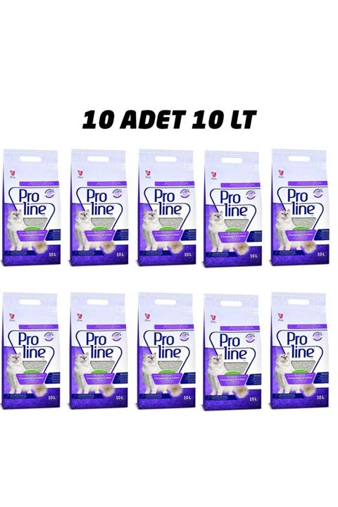Pro Line Proline Bentonit Lavanta Kokulu 10 Lt Kedi Kumu 10 Adet
