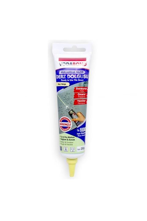 EYM Vodaseal Kullanıma Hazır Derz Dolgu Gaga Uçlu Bej 250 Gr