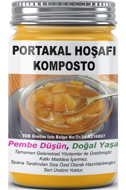 SPANA Ev Yapımı Katkısız Portakal Hoşafı Komposto 500ml
