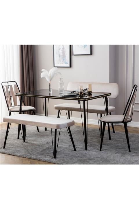 Eymense Milano Banklı Mutfak Masa Takımı