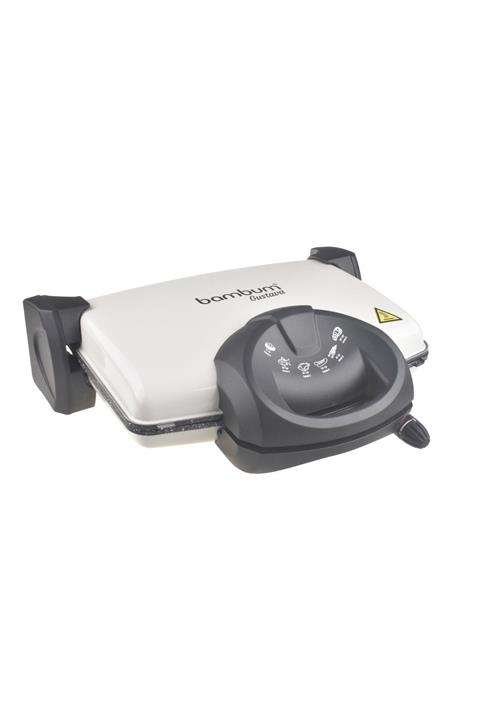 Bambum Gustava - Kompakt Tost Makinası Krem
