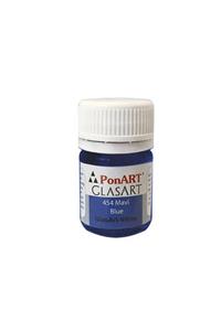 Ponart Glass Art 20 Ml Mavi Cam Boyası - 454