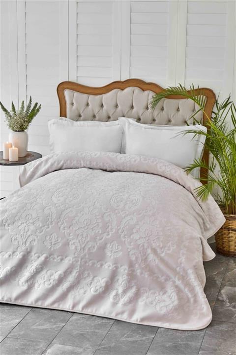 Karaca Home Rauqel Best Pudra Tek Kişilik Embosy Battaniye