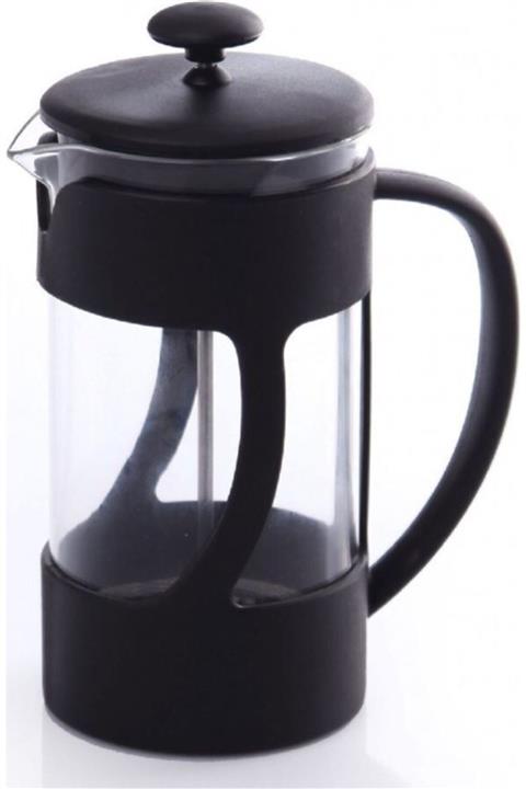 EzJet Ölçü Kaşıklı Cam French Press Filtre Kahve Ve Bitki Çayı Demliği - 350 Ml