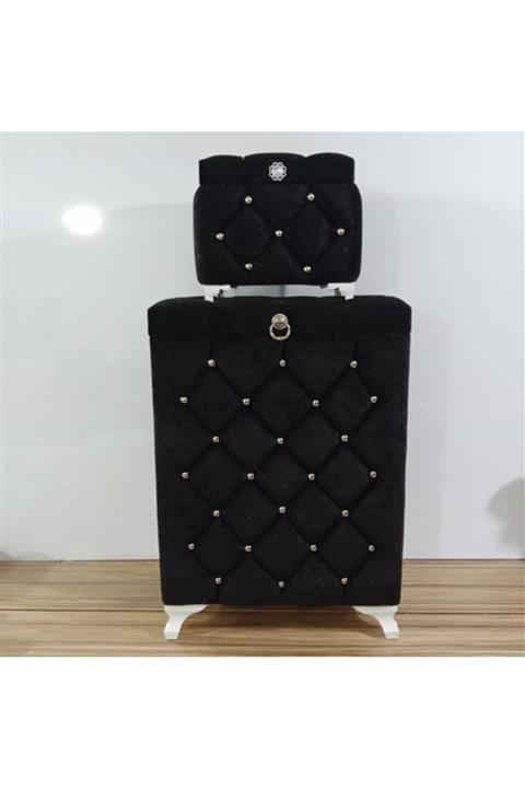 Sonem Çeyiz Kirli Banyo Çamaşır Sepeti 2'li 0944s