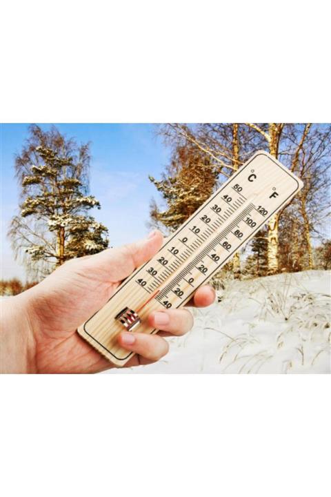 Nokta's Ahşap Oda Termometresi