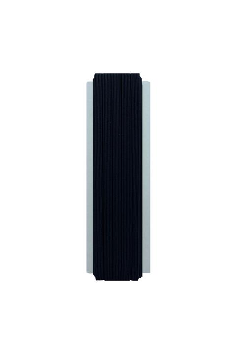 Habby Accessories Habby 10mm Yassı Lastik Siyah 10 Metre