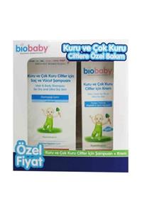 Biobaby Kuru Ve Atopik Ciltler Için Şampuan 300 Ml. + Krem 100 Ml.