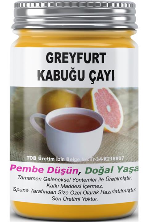 SPANA Greyfurt Kabuğu Çayı Ev Yapımı Katkısız 500 Ml