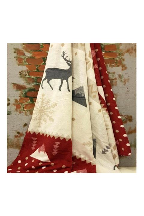 Mulberry Battaniye Desenli Pamuklu 180*220 cm