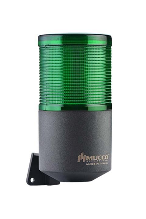 MUCCO 1 Katlı Kuru Kontaklı Çakar Buzzer Işıklı Kornalar Snt-k7013-c1 - 12-24v Ac/dc - Beyaz