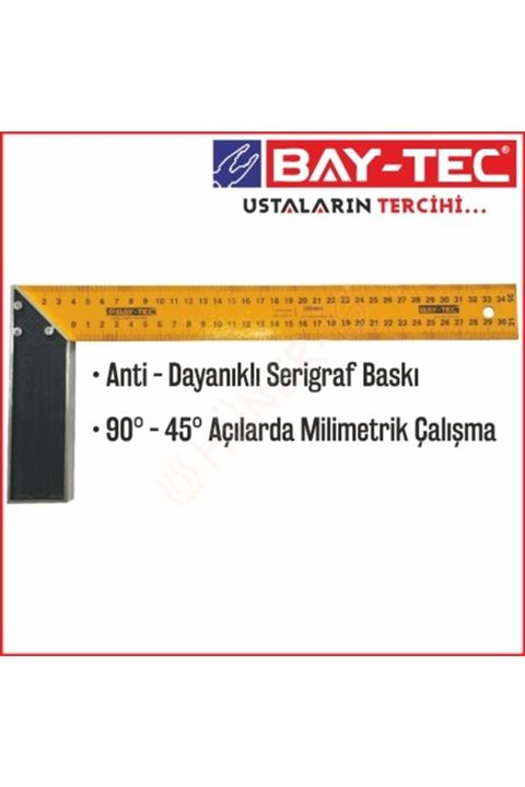 LARFİN 60cm Sarı Marangoz Gönyesi