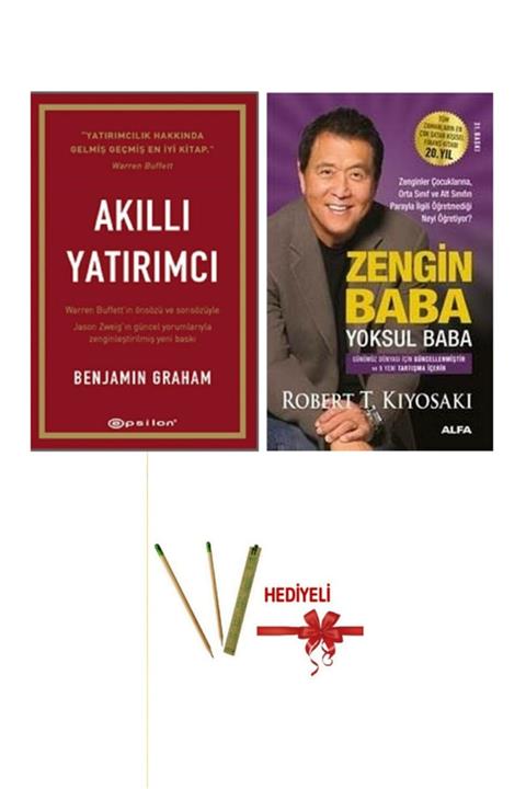 Epsilon Yayınları Akıllı Yatırımcı / Zengin Baba Yoksul Baba 2 Li Set