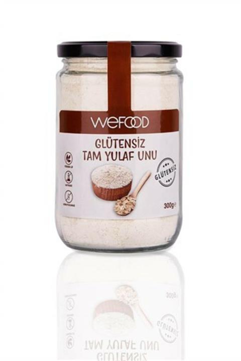 Wefood Glutensiz Organik Vegan Katkısız Tam Yulaf Unu 300 Gr