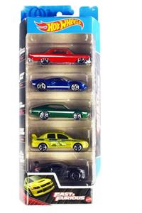 damlashopping Hot Wheels Fast&furıous Araç Seti 5 Li 1/64 Ölçek